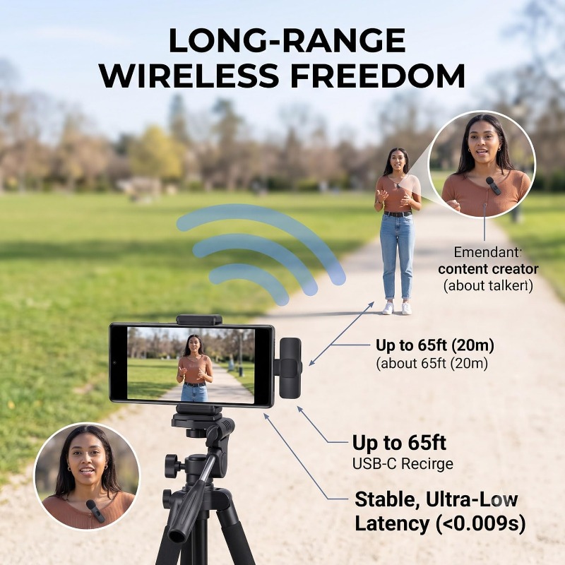 Wireless Lavalier Microphone M - огляд і ціна Video Gaming & Esports Usd Acc