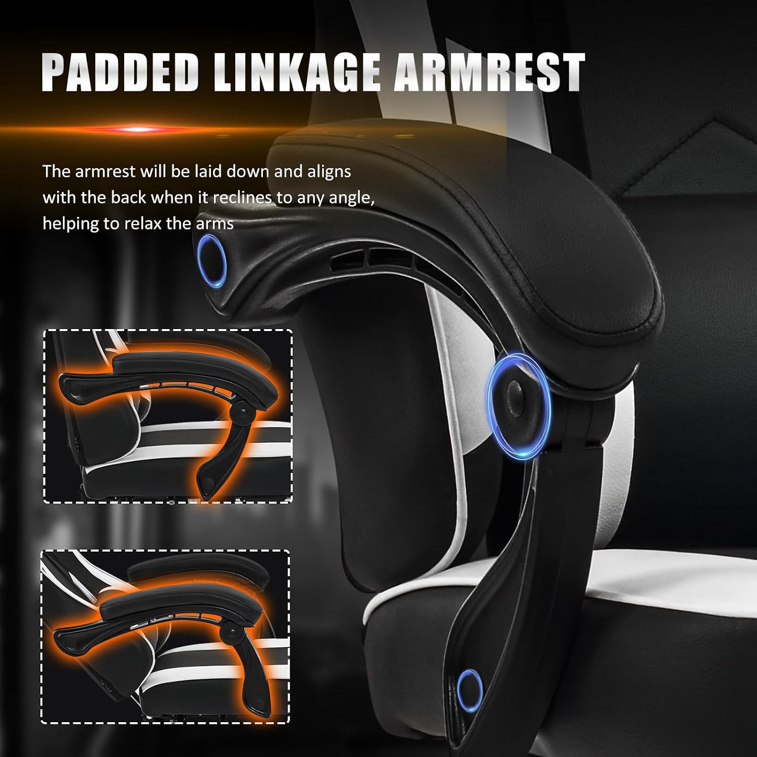 Gaming Chair with Footrest, Vi - огляд і ціна Video Gaming & Esports Usd Acc