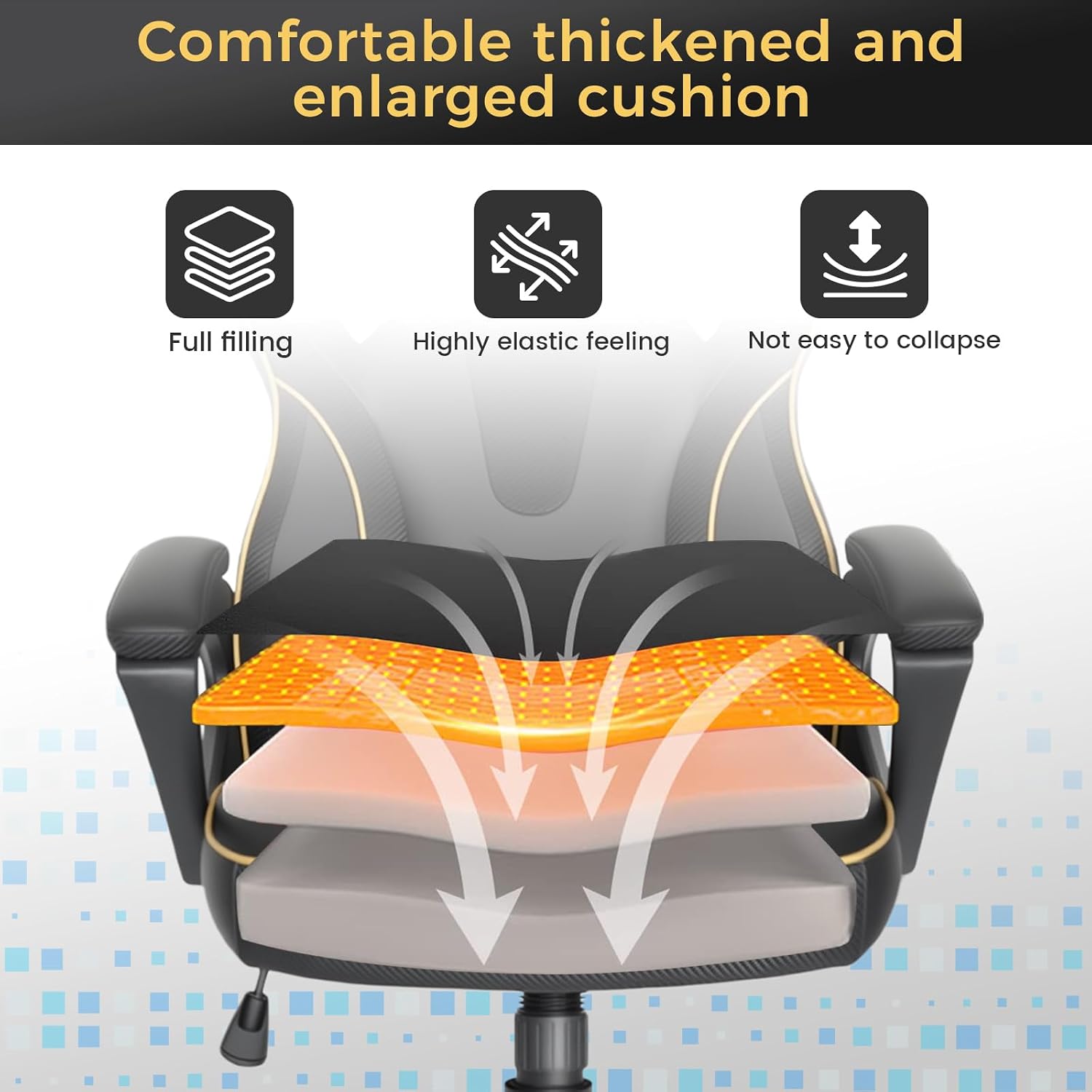 HapGIFT Gaming Chair, Ergonomi - огляд і ціна Video Gaming & Esports Usd Acc