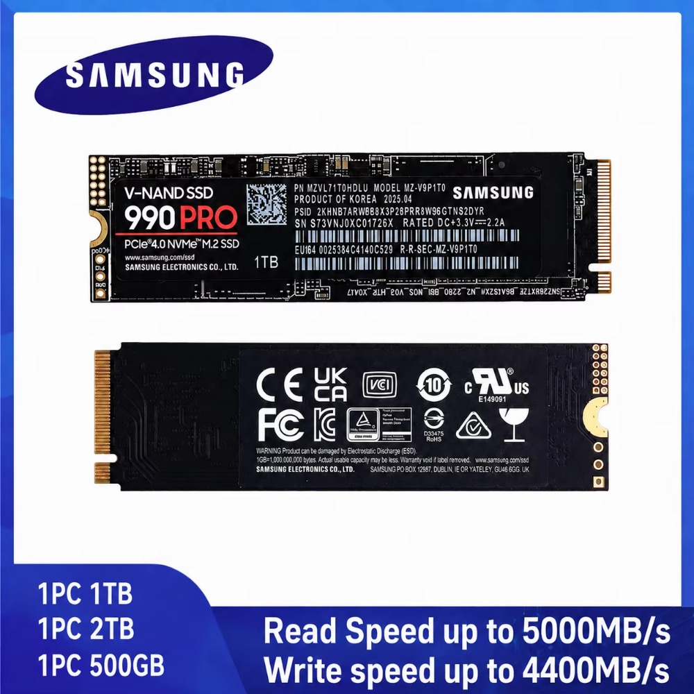 SAMSUNG 990 PRO M.2 2280 NVMe  - огляд і ціна Samsung Ssd 990 Pro