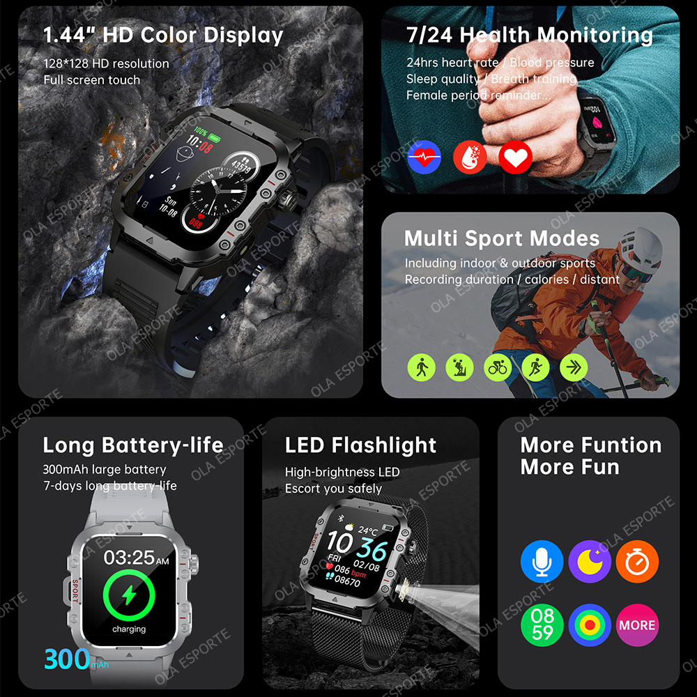New Military Smart Watch Men I - огляд і ціна Phase Esports & Gaming Festival