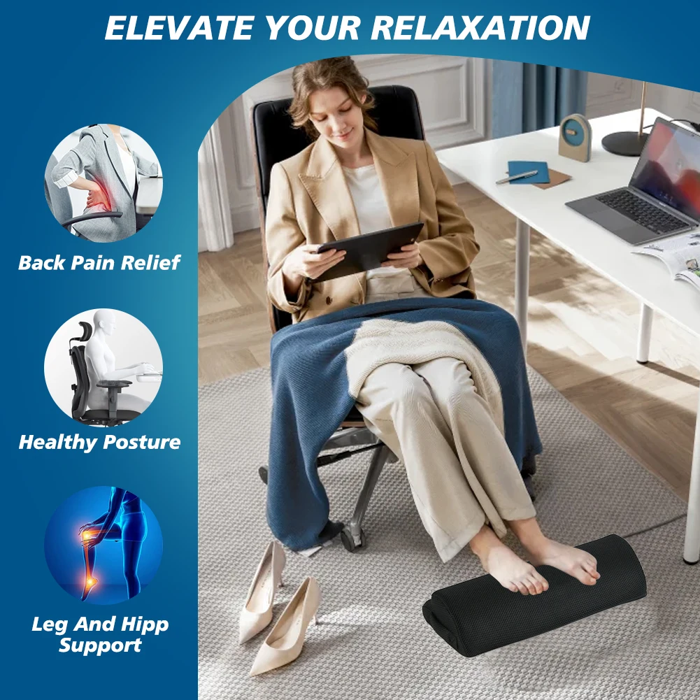 Memory Foam Office Foot Stool  - огляд і ціна Footrest Under Desk